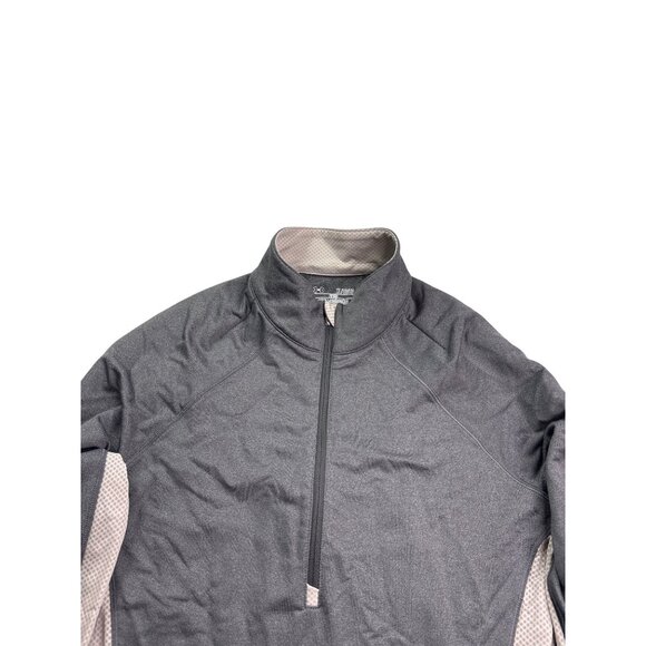 Under Armour Mens Heat Gear Fitted Long Sleeve 1/4 Zip Pullover XL Thumbholes - Picture 2 of 7